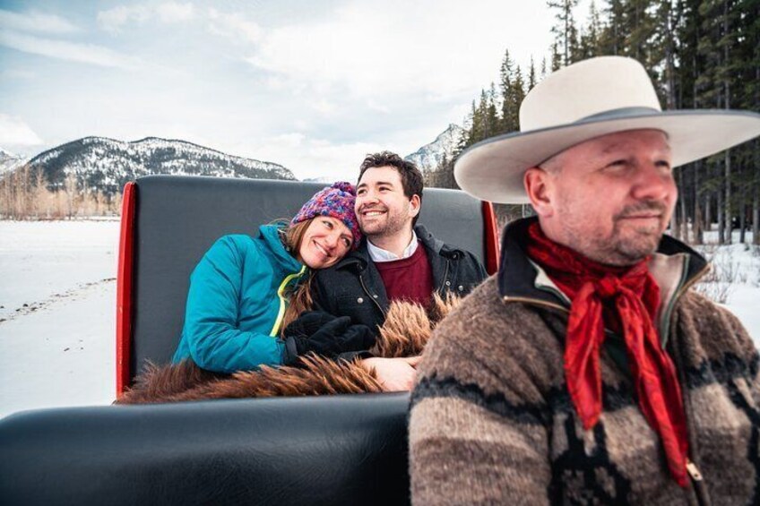 Private sleigh ride for two