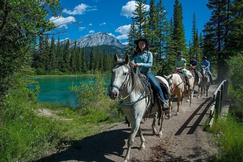 Ride along the Bow River