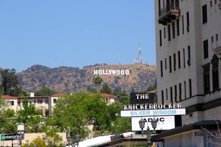 Knickerbocker Hotel & the Hollywood Sign
