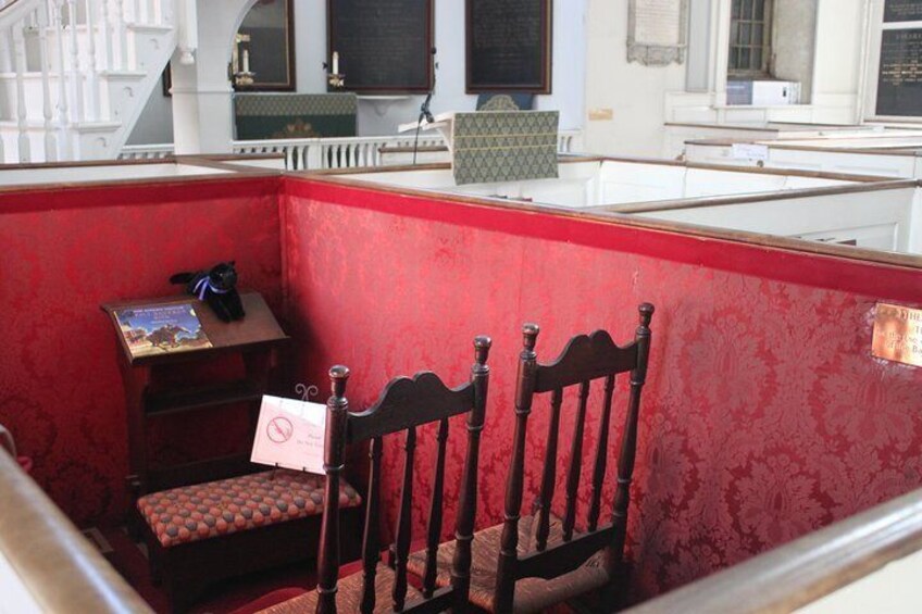Interior of the Old North Church
