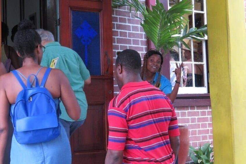On tour at the Bob Marley Museum