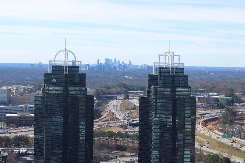 Best Priced Helicopter Tour of Atlanta w/ Complimentary Beverage for up to 3