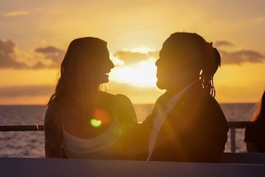 Romantic Sunset Luau Dinner Cruise is perfect for couples