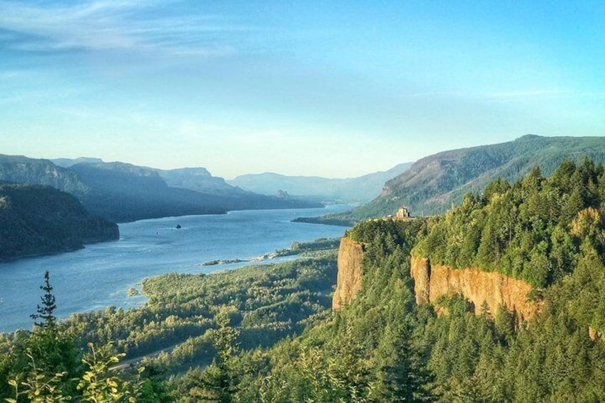 The Columbia River Gorge is a stunning 80-mile (130-km) canyon filled with beauty