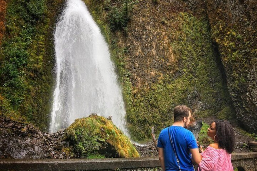 Getting truly near the waterfalls is an exercise in connection, in every way.