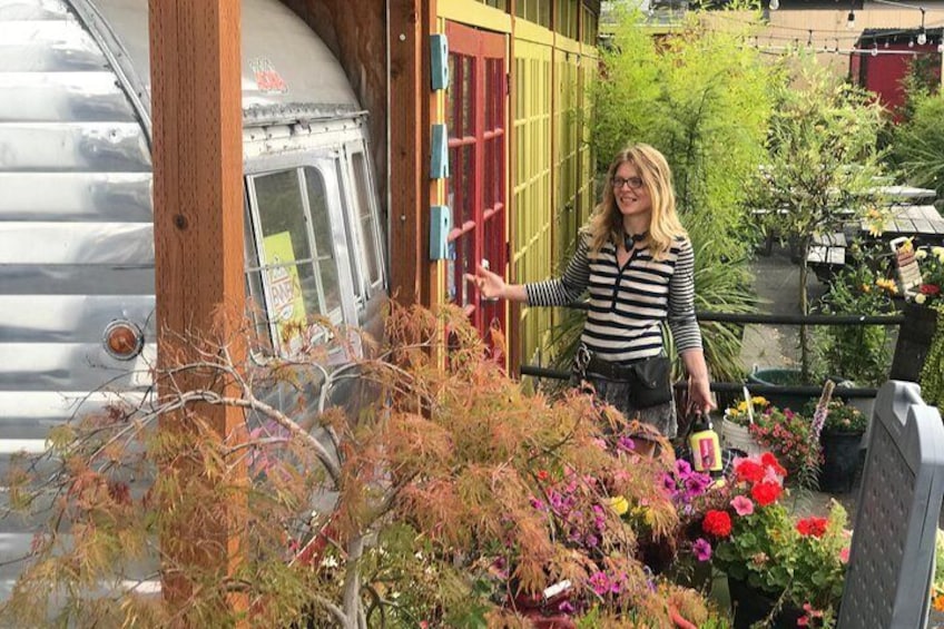 Portland's food carts pods are a delight in spring, summer and fall -- full of color and neighborhood surprises!