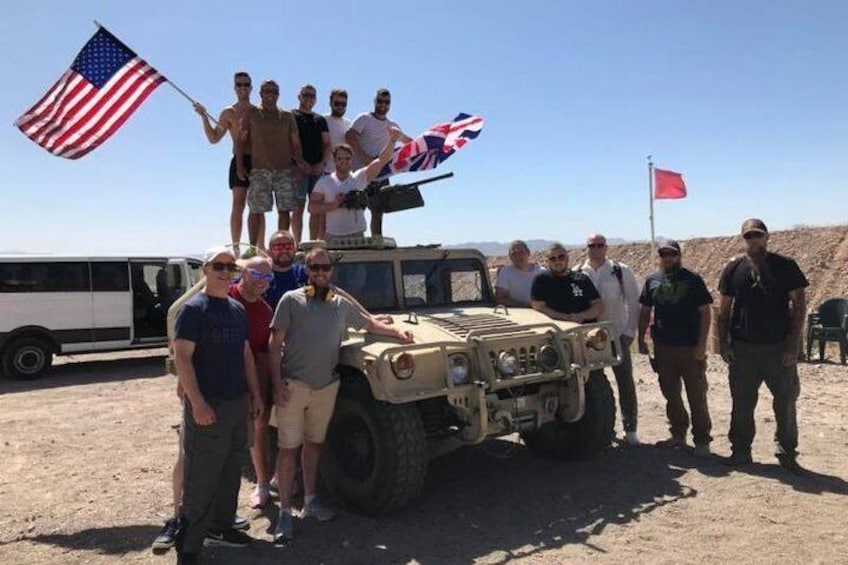 4 Gun Vegas Desert Shooting Adventure with Lunch from Las Vegas
