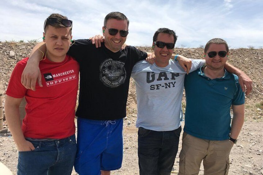 4 Gun Vegas Desert Shooting Adventure with Lunch from Las Vegas