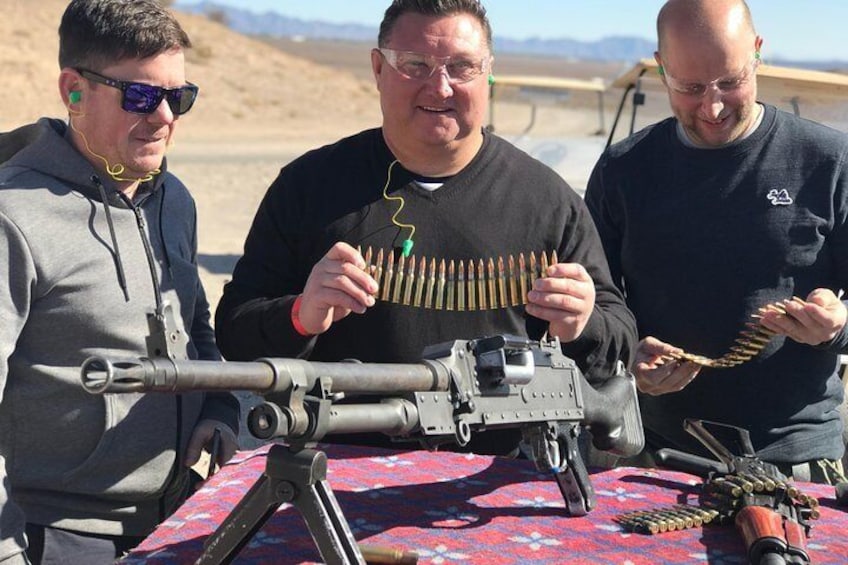 4 Gun Vegas Desert Shooting Adventure with Lunch from Las Vegas