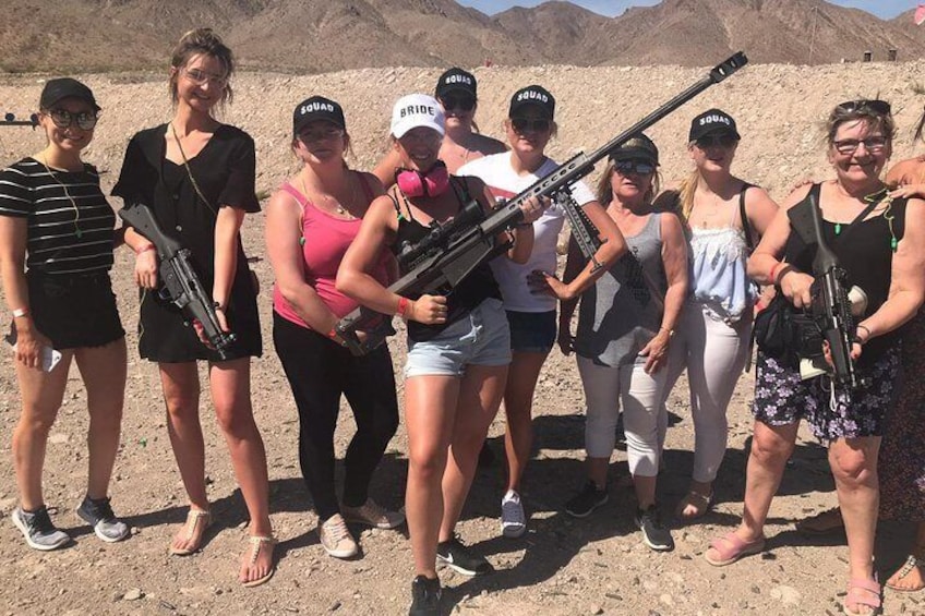 4 Gun Vegas Desert Shooting Adventure with Lunch from Las Vegas