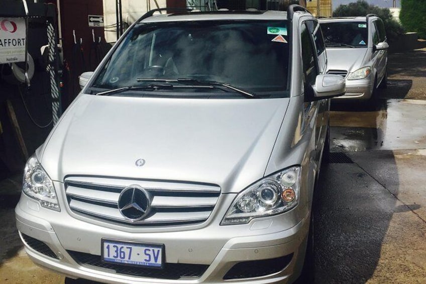 Exclusive use of the Luxury Airconditioned Mercedes Benz vehicle 