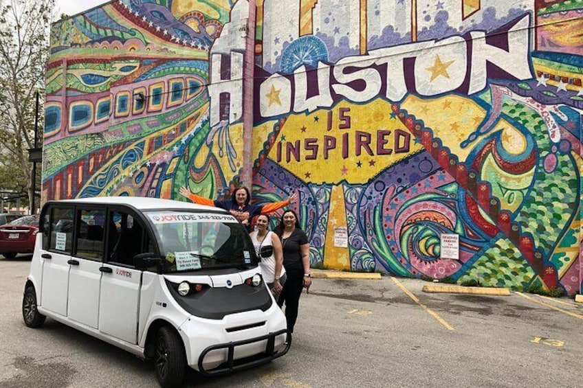 Private Houston Mural Instagram Tour by Cart