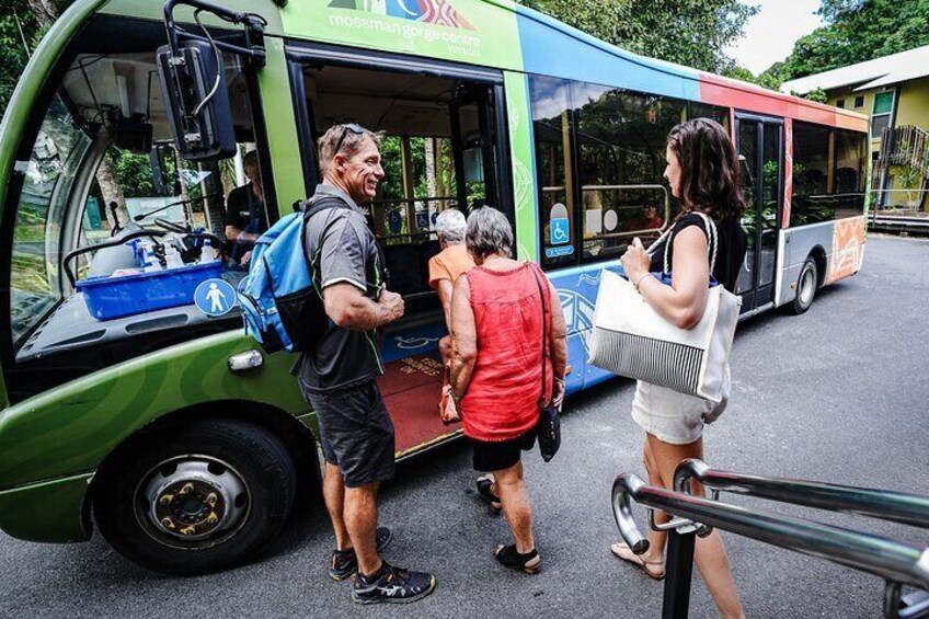 Bus at Mossman Gorge