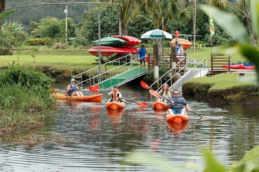 Kayak Hanalei's Private Dock