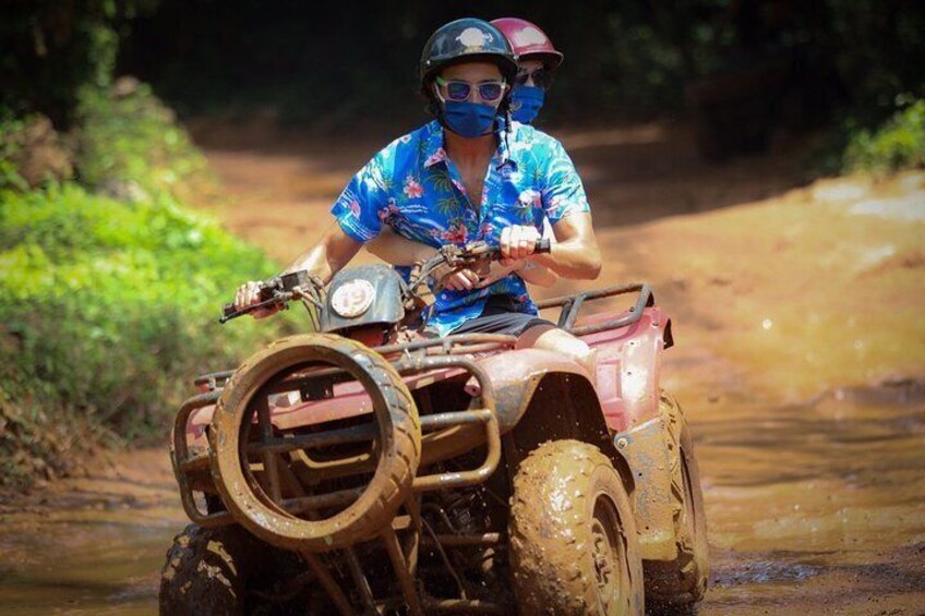 Best ATV Tour, Ziplines and Cenote Swim with Lunch and Transport Included