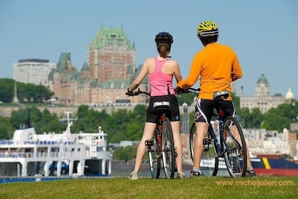 Location de vélos électriques pendant 4 heures dans la ville de Québec