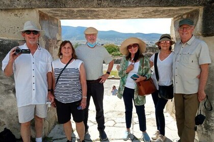 Private Family Tour visitng Mitla, Mezcal Factory, HIerve el Agua