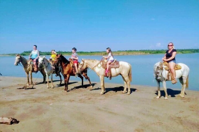 ⭐✔ PRIVATE Gentle Paradise Lonely Beach Horseback Ride & Afro-Mexican Village