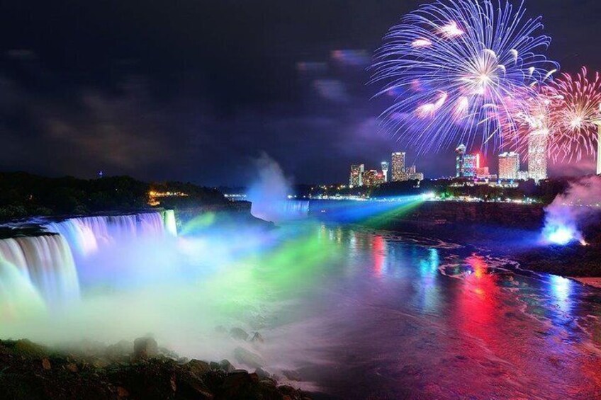 Fireworks over the Falls