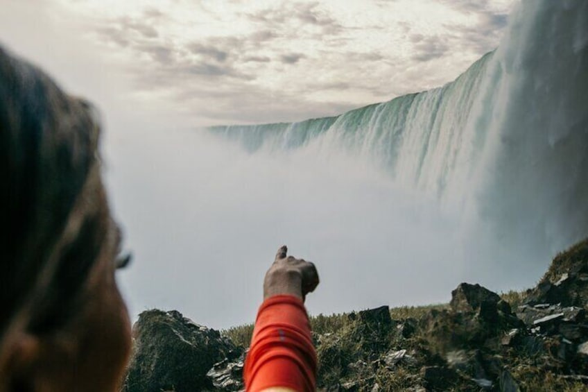 Journey Behind the Falls experience at the Base of Niagara Falls 
