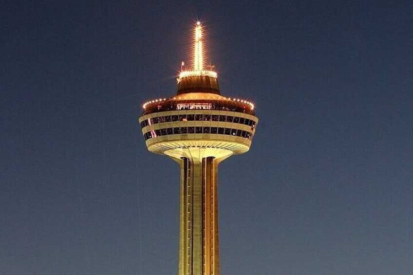 Skylon Tower , ride to the top