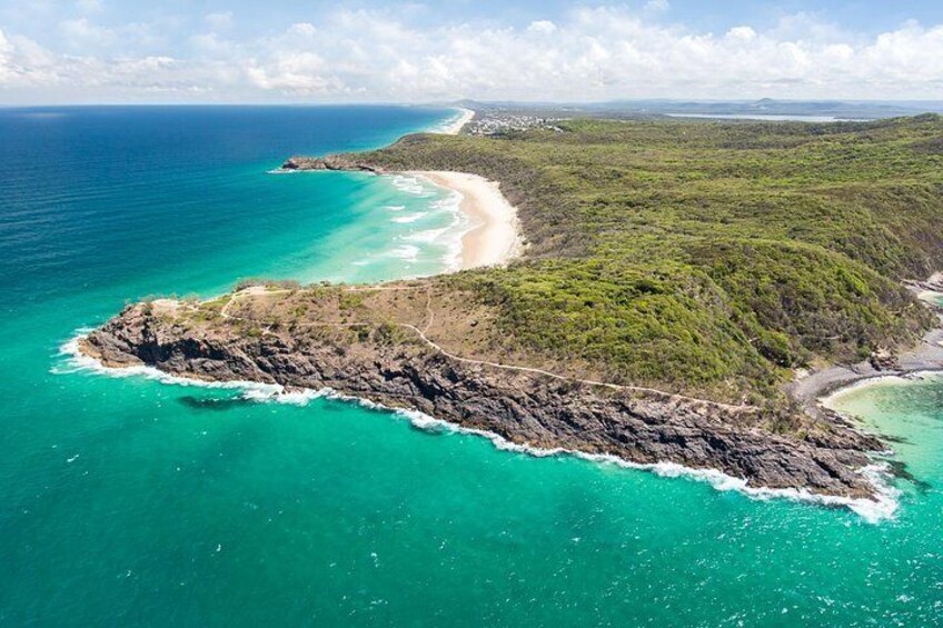 Noosa Heads is spectacular from this vantage.