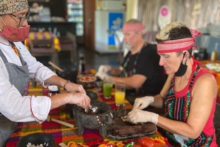 Small group Mexican cooking classes+ All inclusive by catrina resort