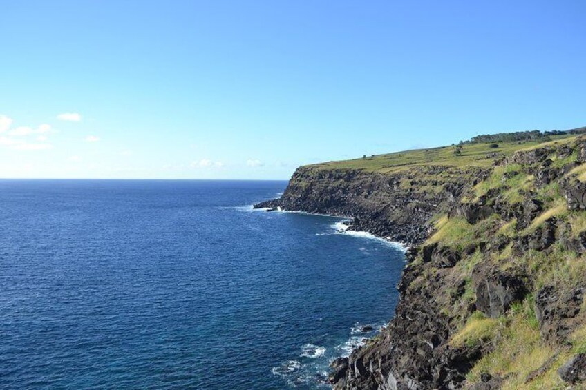 West coast cliffs aiming north.