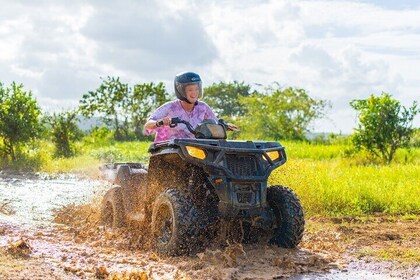 Dunn's River Falls Climb plus Ziplines, ATV, Horse Ride & Swim from Ocho Ri...