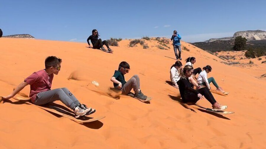 Slot Canyon Tour & Sandboarding UTV Adventure