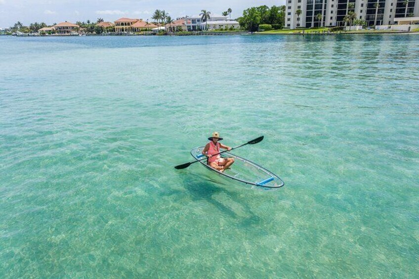 Guided Clear Kayak Eco-Tour of Jupiter