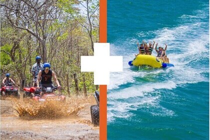 quad bike or UTV Adventure with Banana Boat Ride to Conchal beach