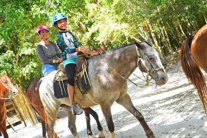Horseback Riding plus quad bike, Cenote, Ziplines, and Lunch