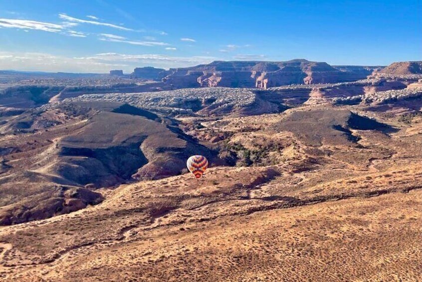 Lucky to see a hot air balloon today