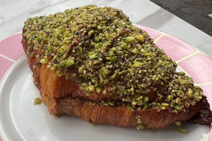 Pistachio croissant