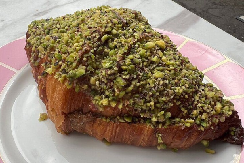 Pistachio croissant
