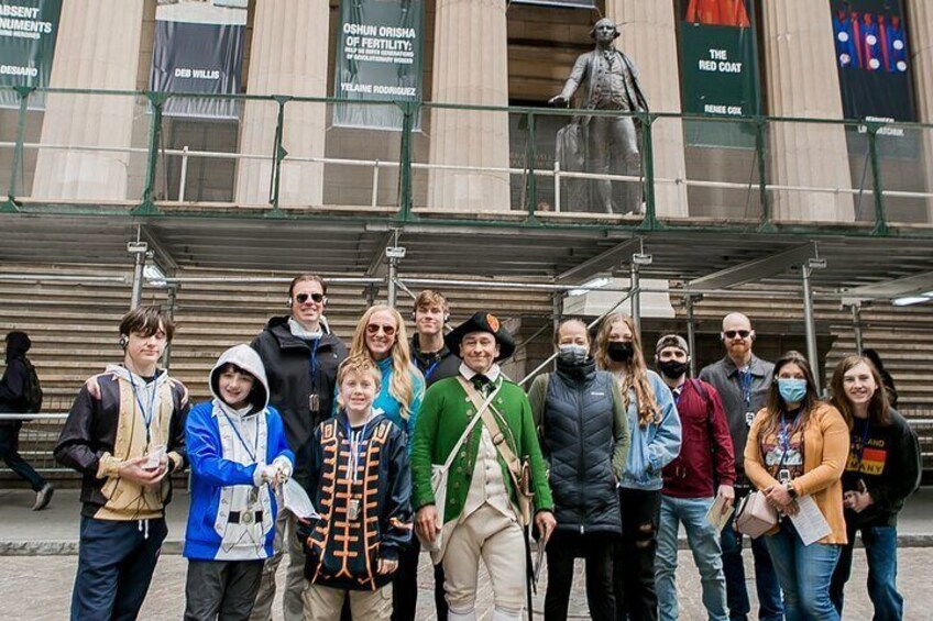 Hamilton Live! Walking Tour in lower Manhattan
