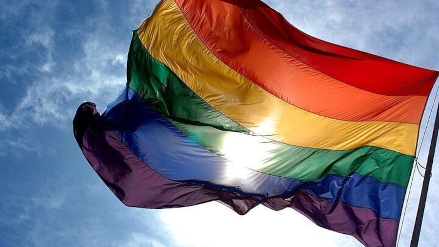 Gay pride flag