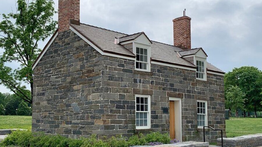 The Lockkeeper's House is the only remnant of the C & O Canal Extension.