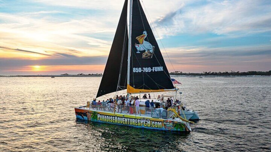 Panama City Beach Sunset Catamaran Sail on The Privateer