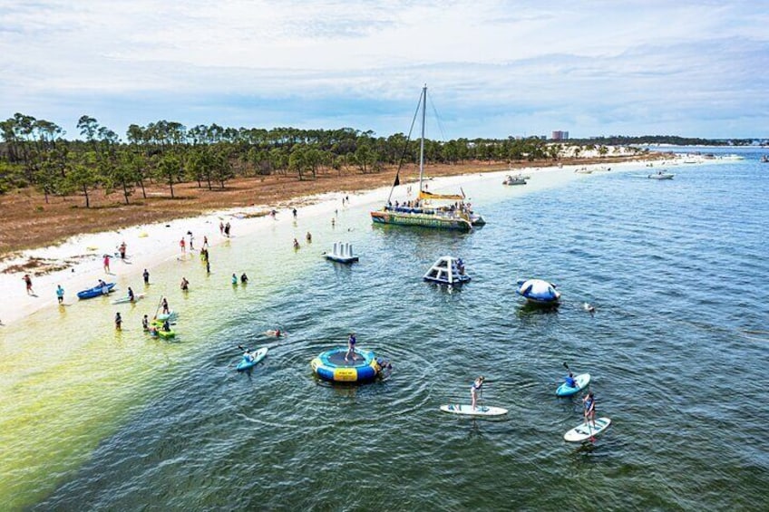 Adventure Tour to Shell Island on the Privateer Catamaran