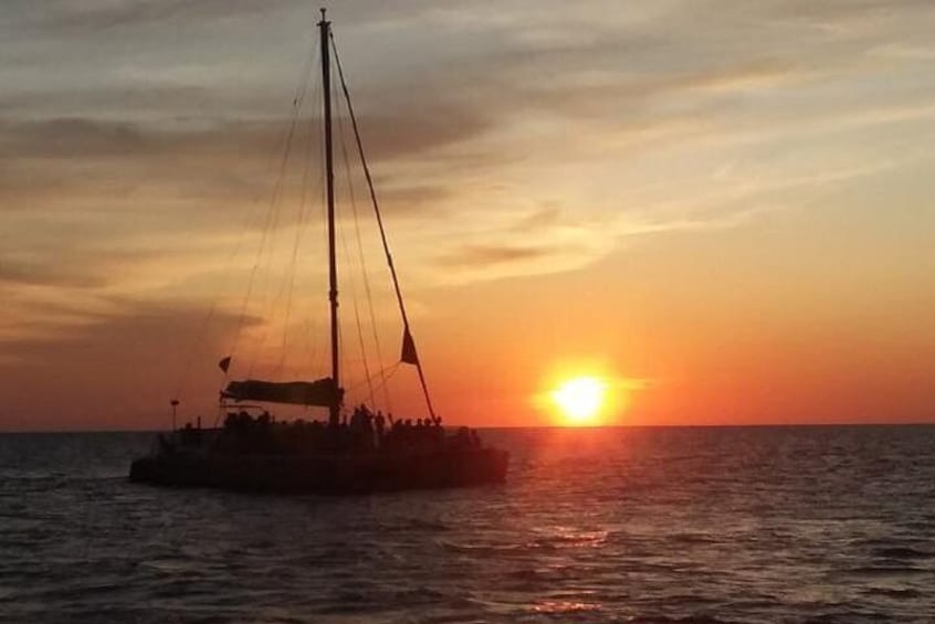 Panama City Beach Sunset Sail on The Footloose Catamaran