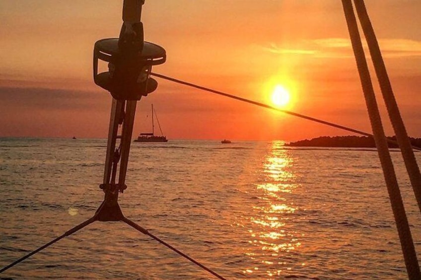 Panama City Beach Sunset Sail on The Footloose Catamaran