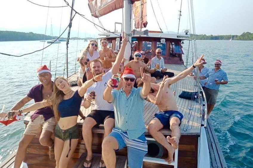 Have your staff party onboard the Shaolin