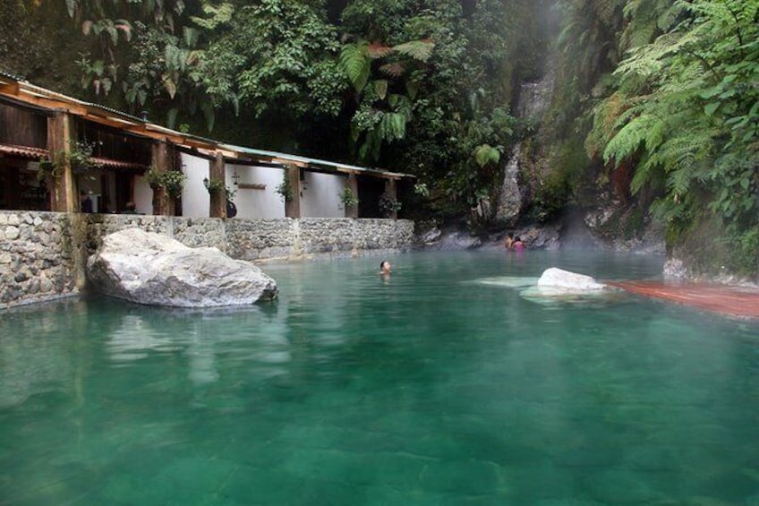 Show item 1 of 7. Fuentes Georginas Hot Springs from Quetzaltenango