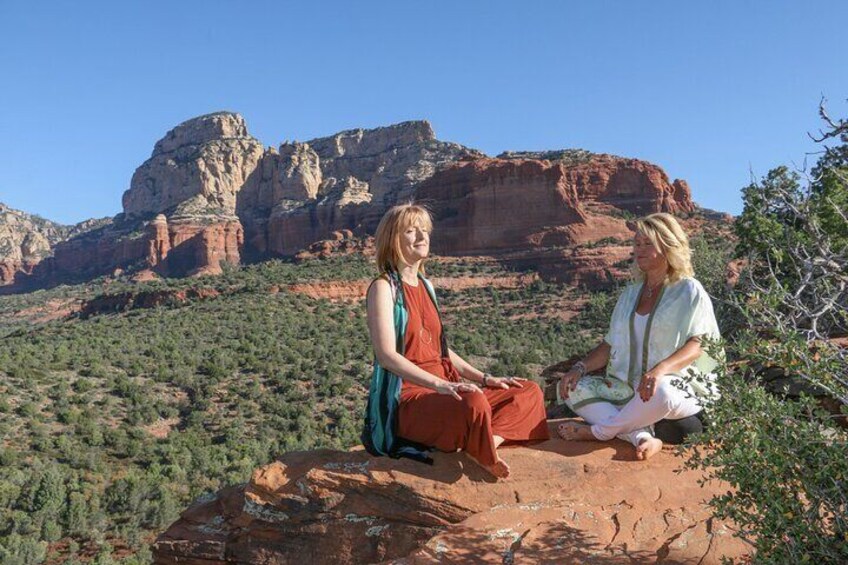 To experience the vortex energy you must get out of your busy mind and into your heart.