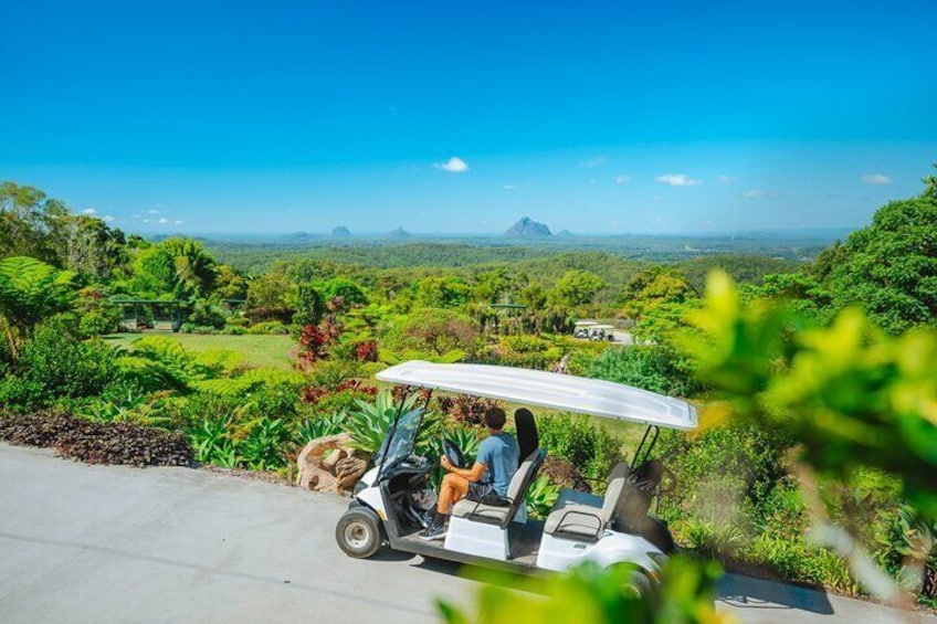 Hire a golf buggy to get around in style!