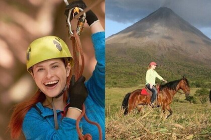 Arenal Canopy and Horseback Riding Adventure