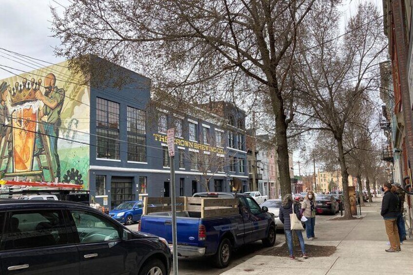 Historic Schmidt Brewery and Trail Mural