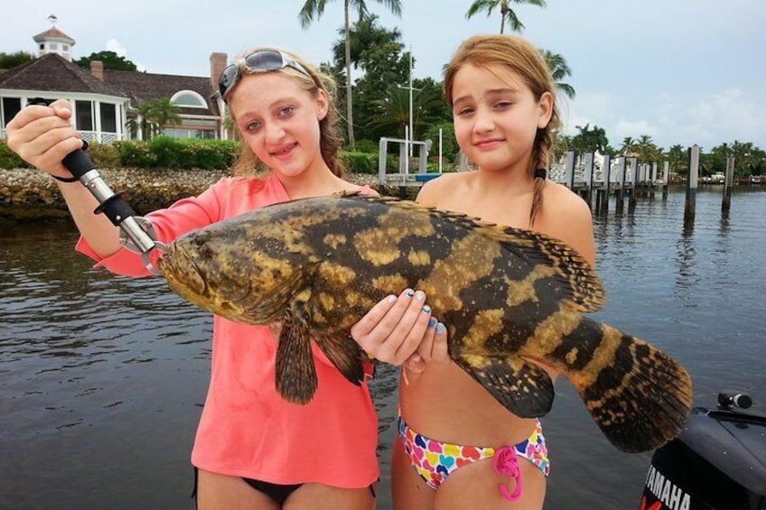 Kids having fun in Naples Bay